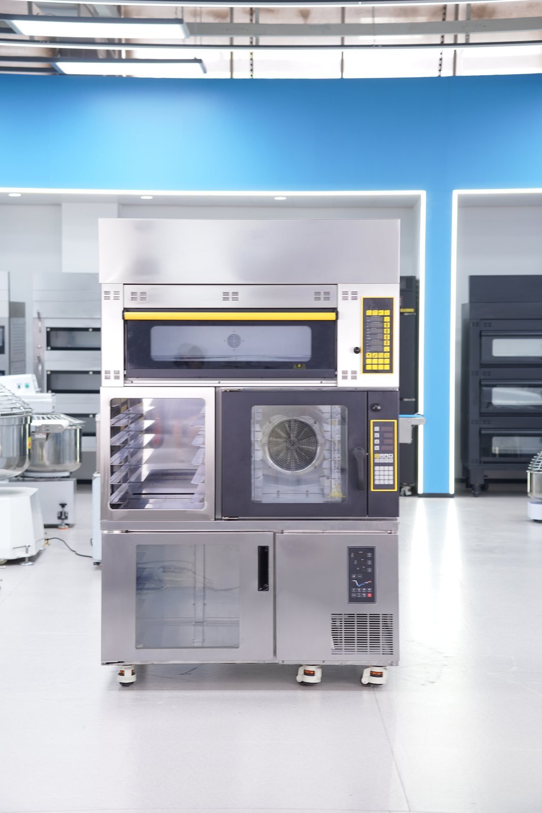 Modular multi-function commercial bakery system